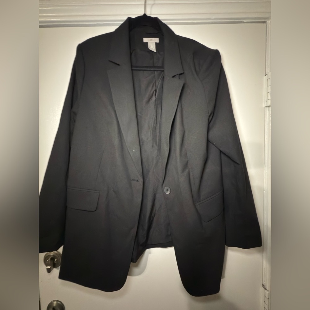 H&M Classic Black Suit Jacket